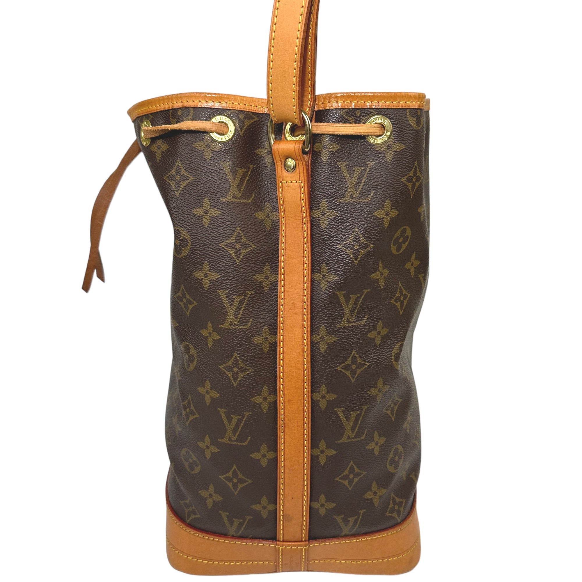 LOUIS VUITTON Noe MM Shoulder Drawstring Bag Monogram LHQ24