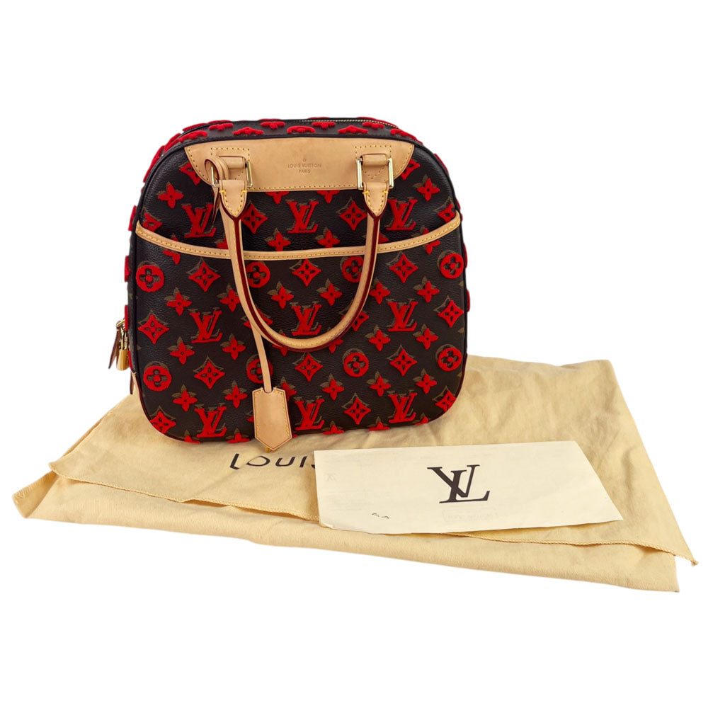 LOUIS VUITTON Tuffetage Deauville Cube Limited Edition 2013 Handbag LHQ2401