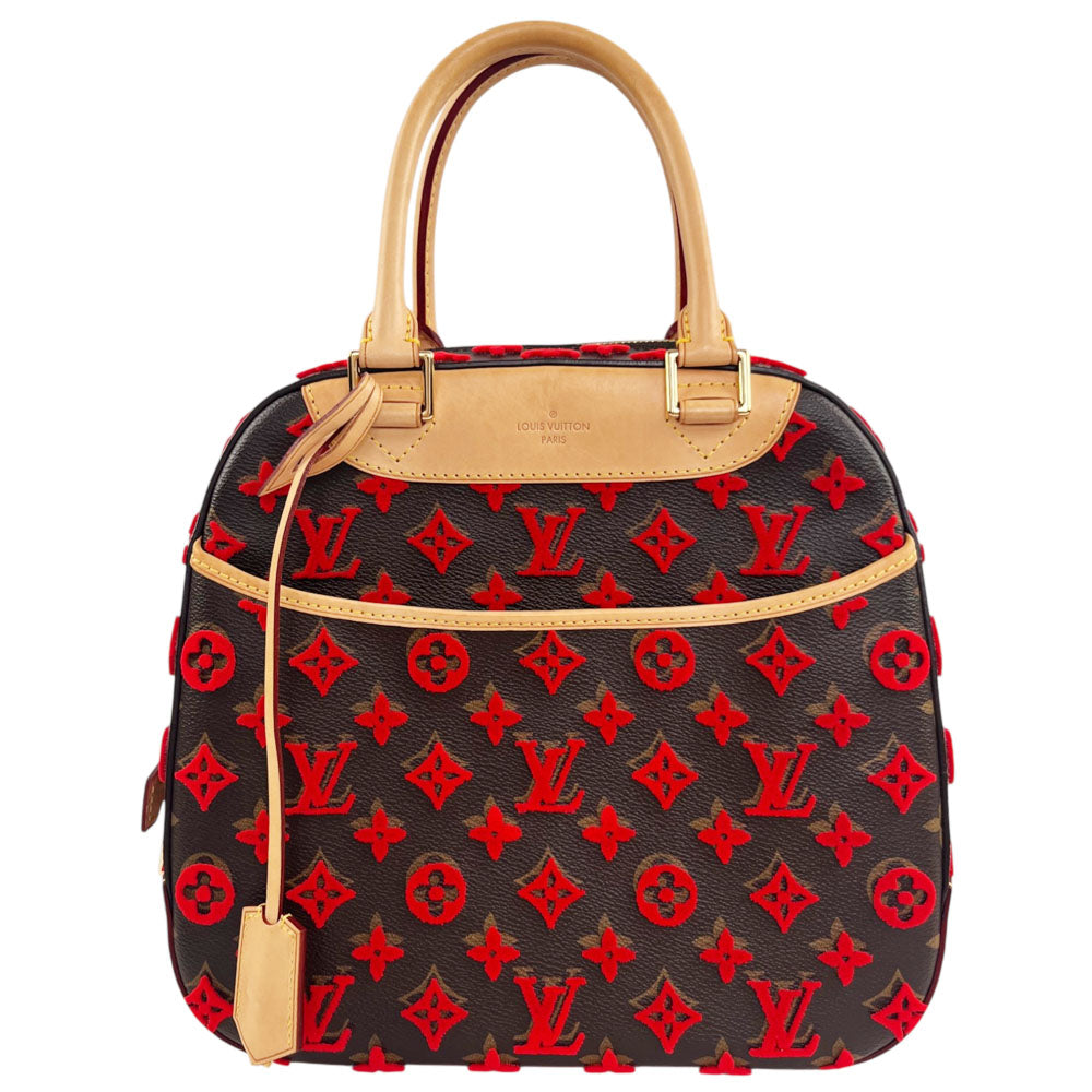 LOUIS VUITTON Tuffetage Deauville Cube Limited Edition 2013 Handbag LHQ2401
