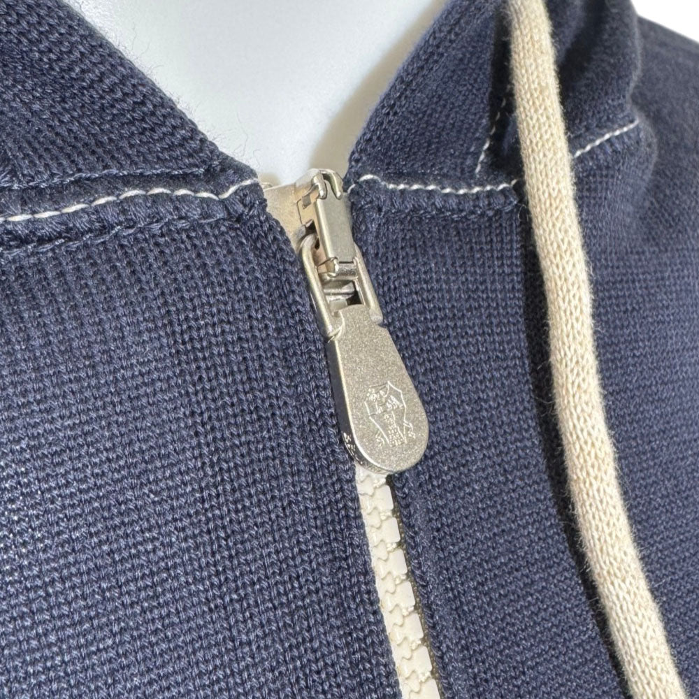 BRUNELLO CUCCINELLI Navy Hoodie Size M LHQ2411