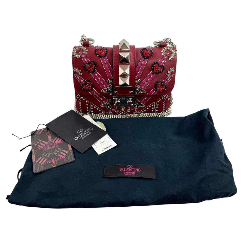 VALENTINO Garavani Glam Lock 'Love Blade' Shoulder Bag LHQ2416