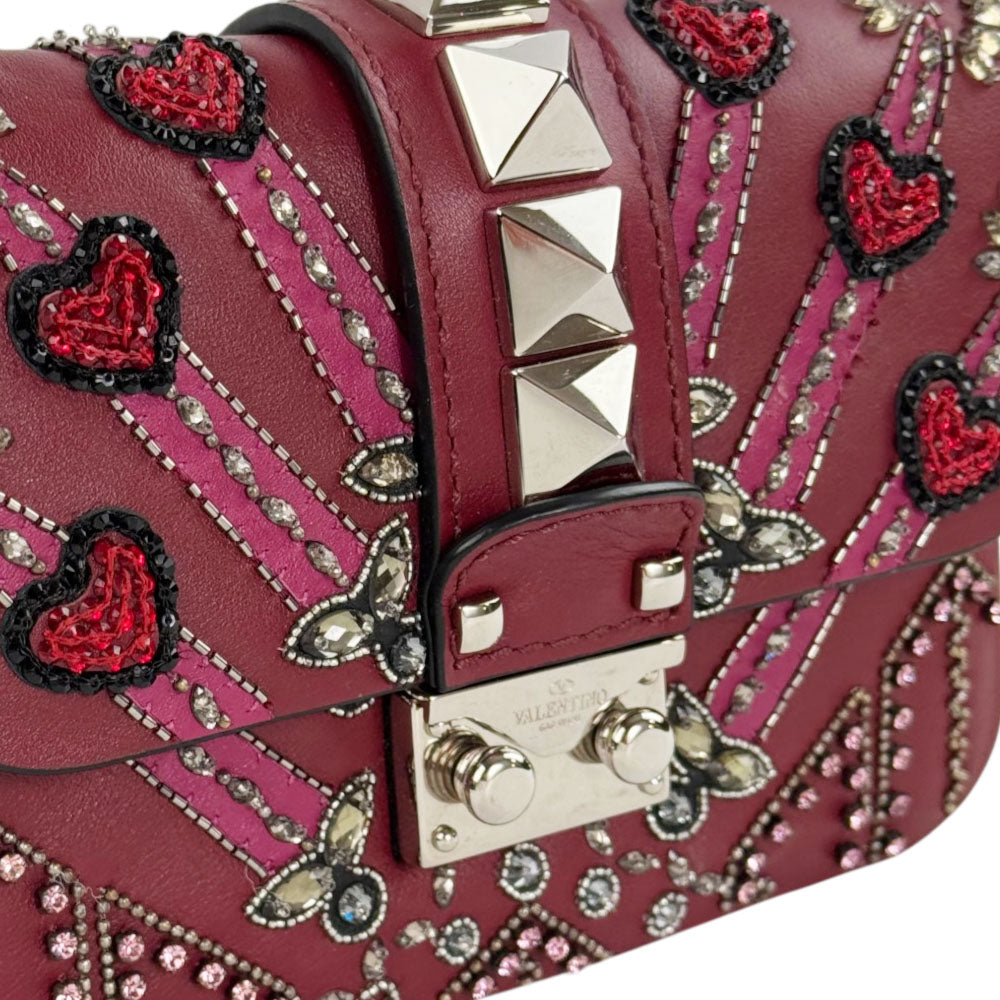 VALENTINO Garavani Glam Lock 'Love Blade' Shoulder Bag LHQ2416