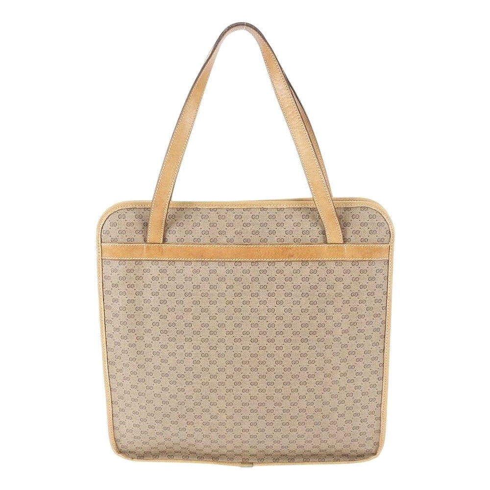 GUCCI Micro GG Brown Shoulder Bag LHQ2475