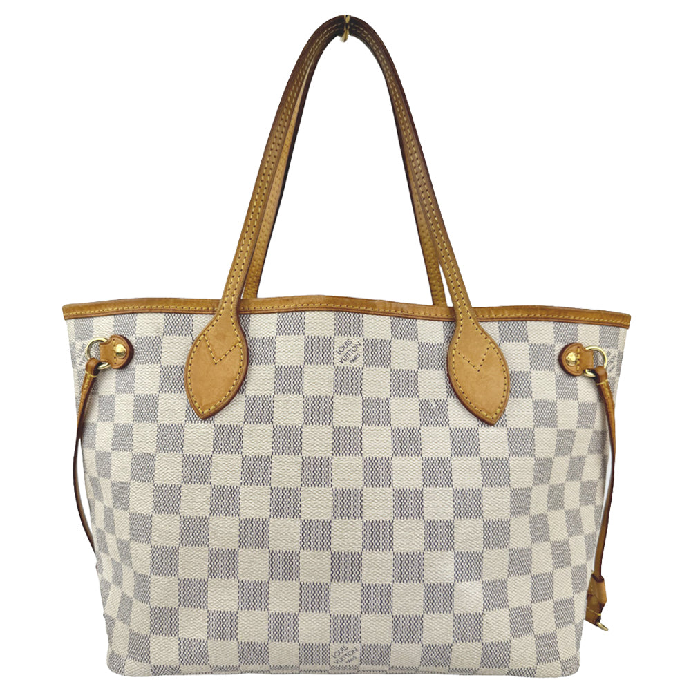 LOUIS VUITTON Neverfull PM Damier Azzurro LHQ247