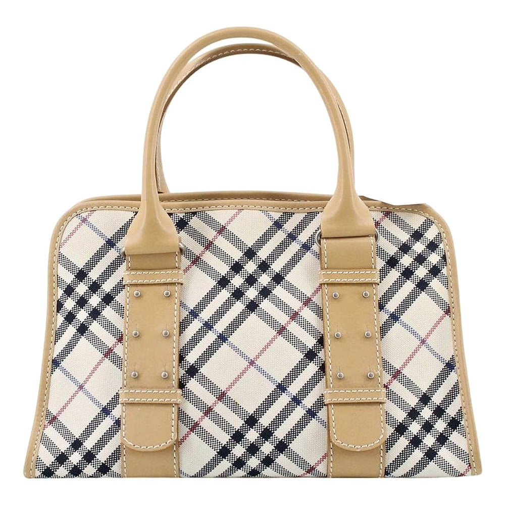 BURBERRY Blue Label Nova Check Canvas Handbag LHQ2477