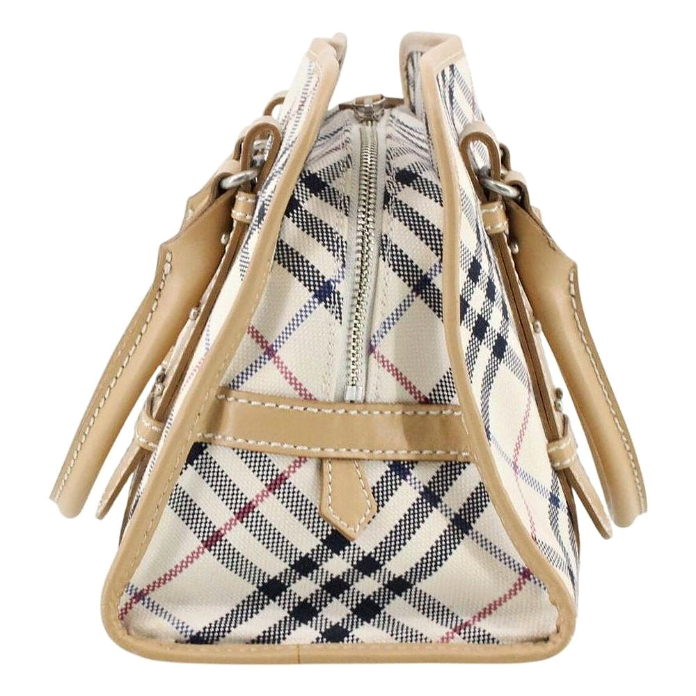 BURBERRY Blue Label Nova Check Canvas Handbag LHQ2477