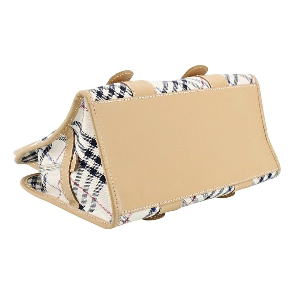 BURBERRY Blue Label Nova Check Canvas Handbag LHQ2477