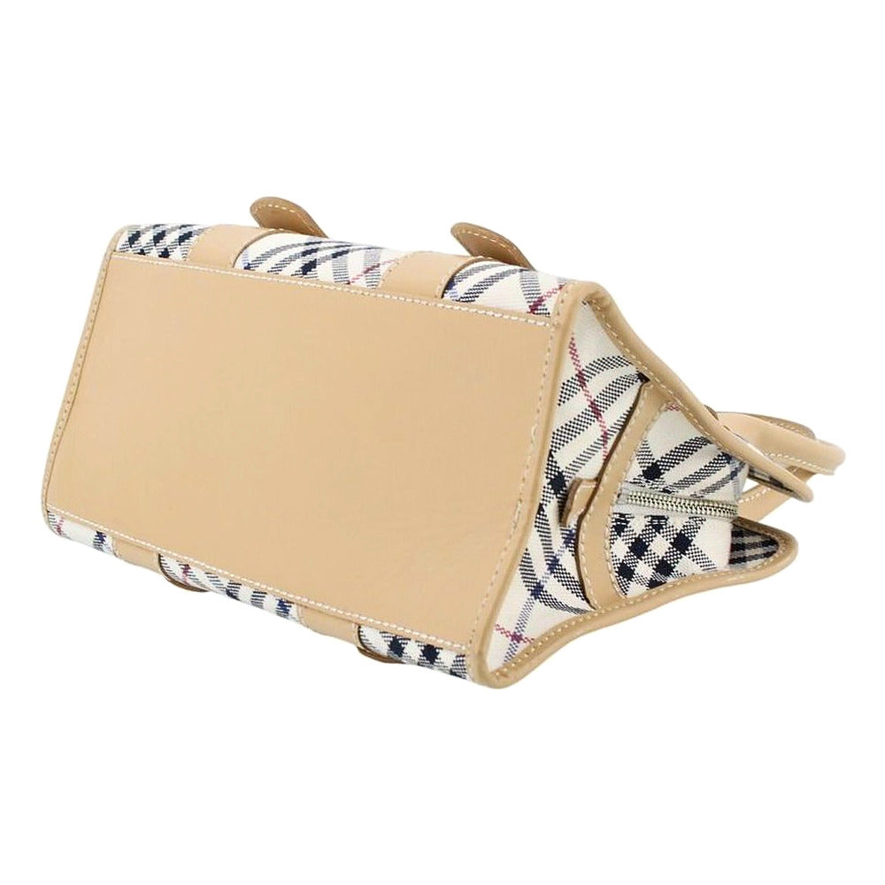 BURBERRY Blue Label Nova Check Canvas Handbag LHQ2477