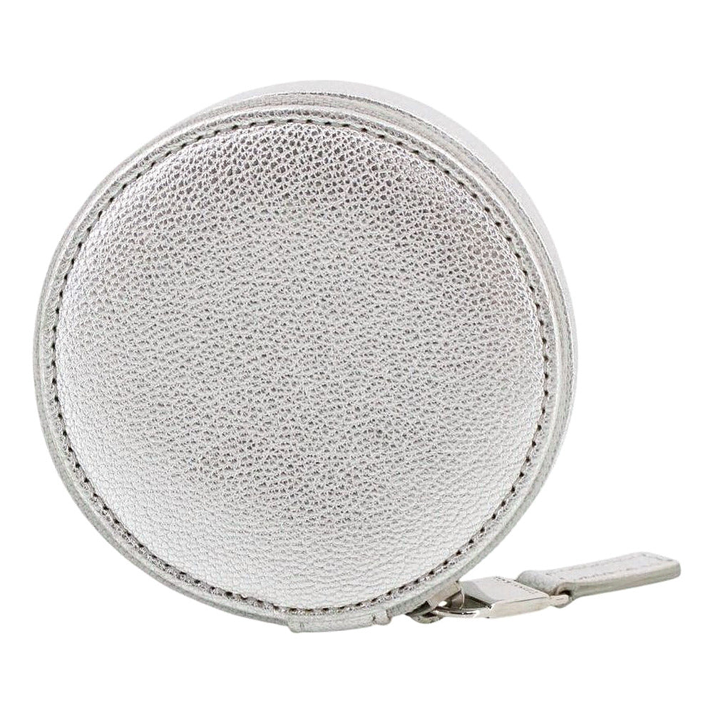 TIFFANY Silver Leather Jewellery Case LHQ2478