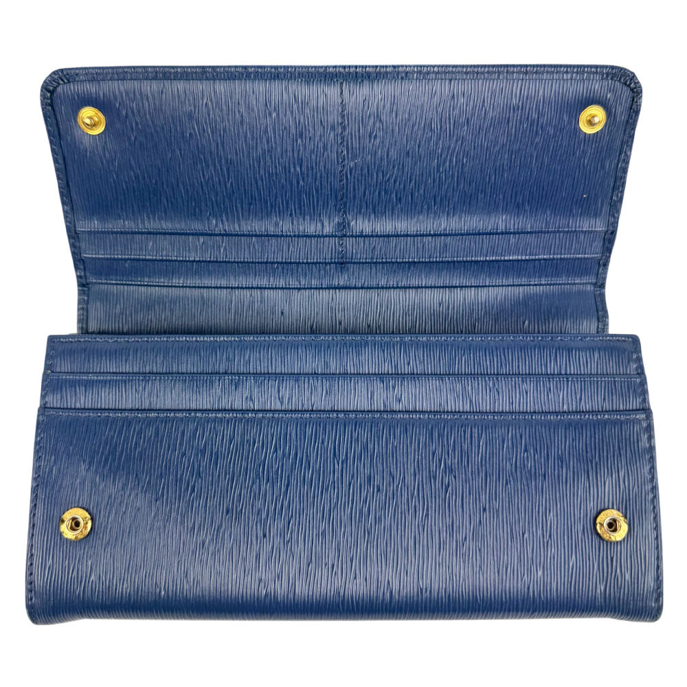 PRADA Blue Saffiano Leather Purse LHQ2472