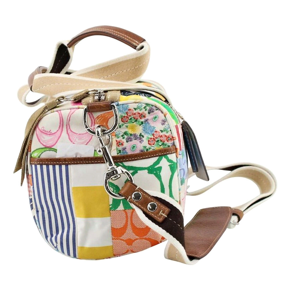 COACH Patchwork Multicoloured Boston Shoulder Bag LHQ2481