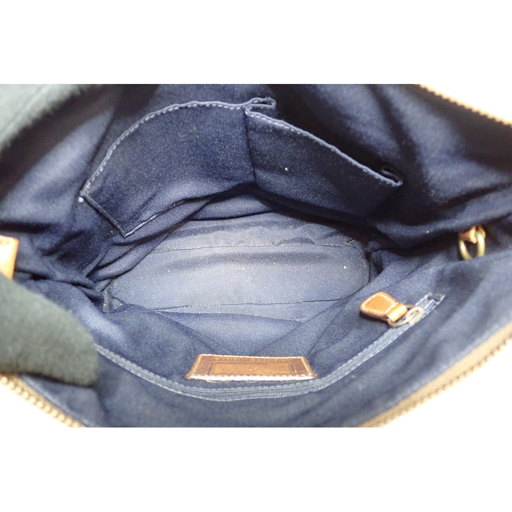 COACH Signature Denim Patchwork Shoulder Bag LHQ2495 - interior
