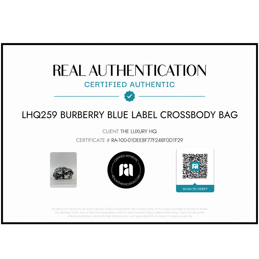 BURBERRY Blue Label Sac à bandoulière blanc LHQ259