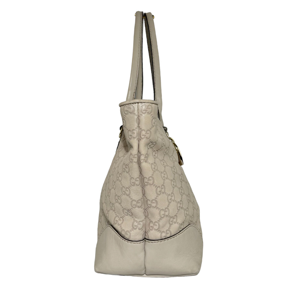 GUCCI Guccissima Borsa Tote Crema LHQ288