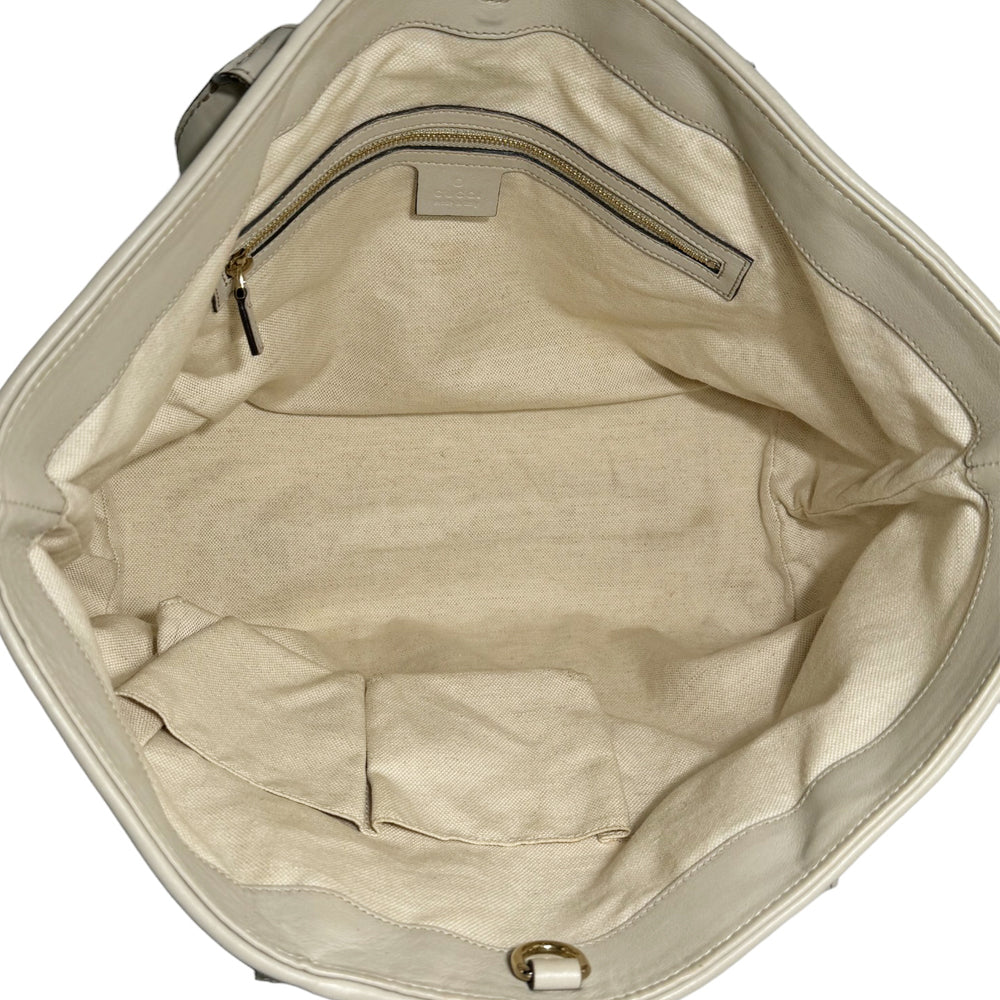 GUCCI Guccissima Borsa Tote Crema LHQ288