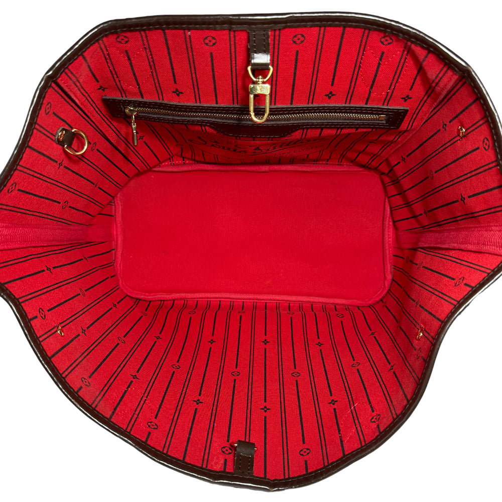 LOUIS VUITTON Neverfull MM Damier Ebene LHQ117