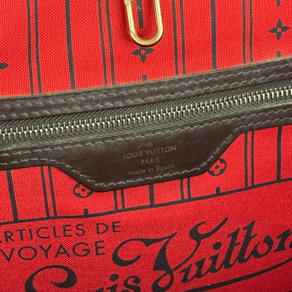 LOUIS VUITTON Neverfull MM Damier Ebene LHQ117