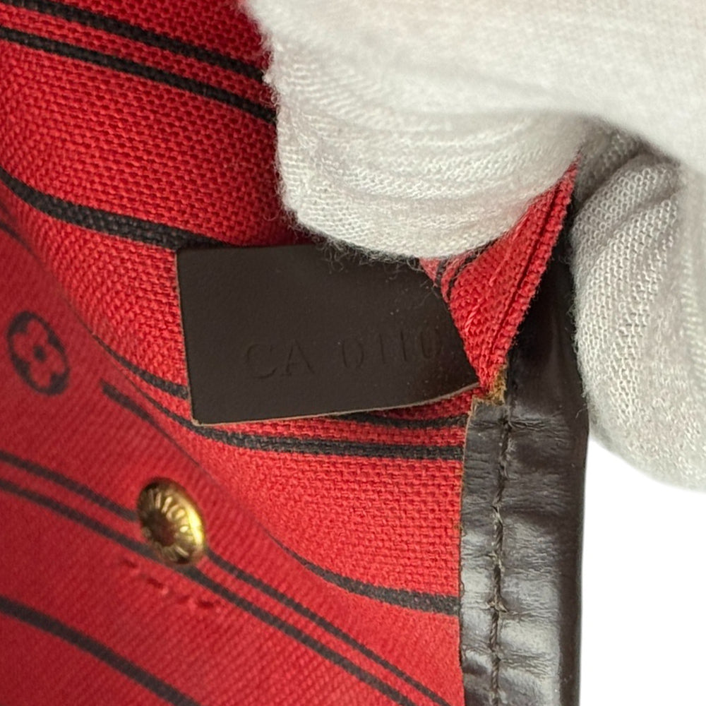 LOUIS VUITTON Neverfull MM Damier Ebene LHQ117