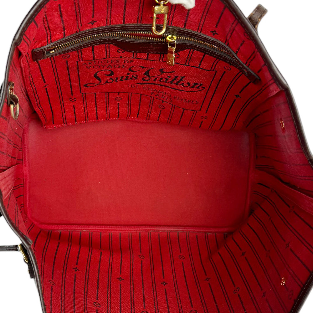 LOUIS VUITTON Neverfull MM Damier Ebene LHQ408