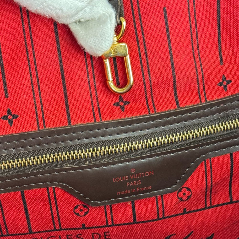 LOUIS VUITTON Neverfull MM Damier Ebene LHQ408