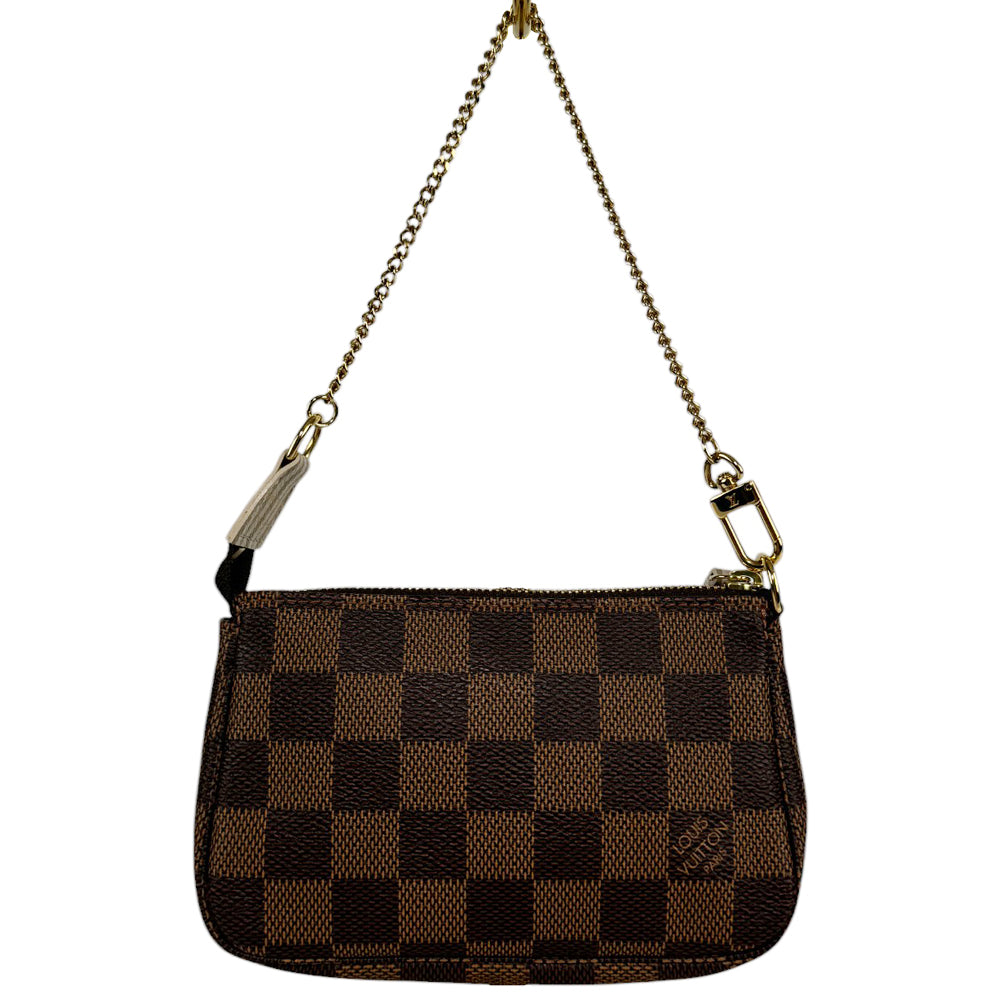 LOUIS VUITTON Trousse Pochette Damier Ebène Sac LHQ82