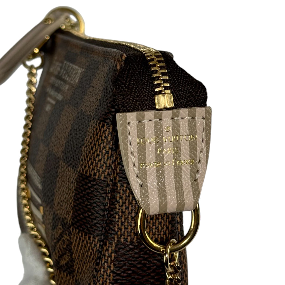 LOUIS VUITTON Trousse Pochette Damier Ebène Sac LHQ82