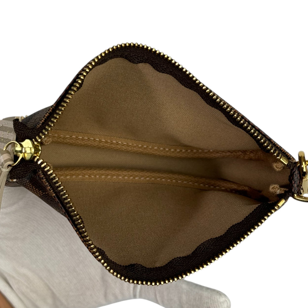 LOUIS VUITTON Trousse Pochette Damier Ebène Sac LHQ82