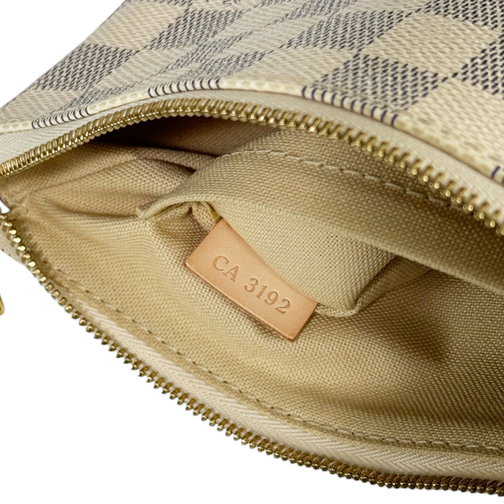 LOUIS VUITTON Trousse Pochette Damier Ebene Borsa LHQ82