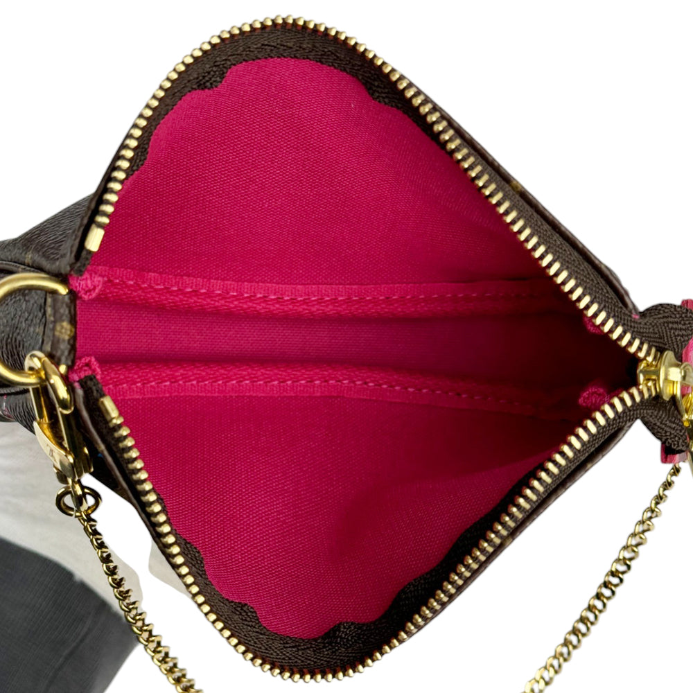LOUIS VUITTON Trousse Pochette Damier Ebène Sac LHQ82