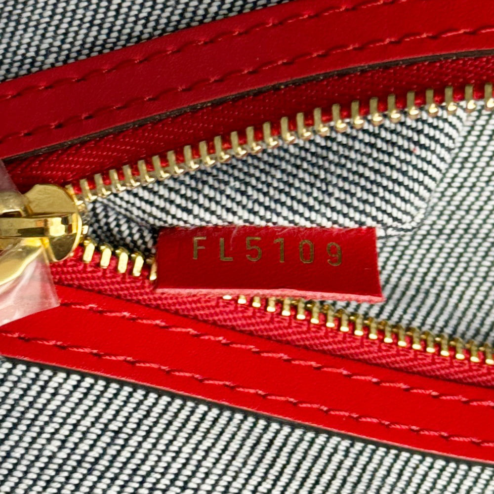 LOUIS VUITTON On The Go GM Denim Rouge LHQ436