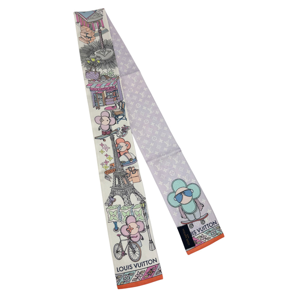 LOUIS VUITTON Bufanda Beige Logo 100% Cachemira LHQ162