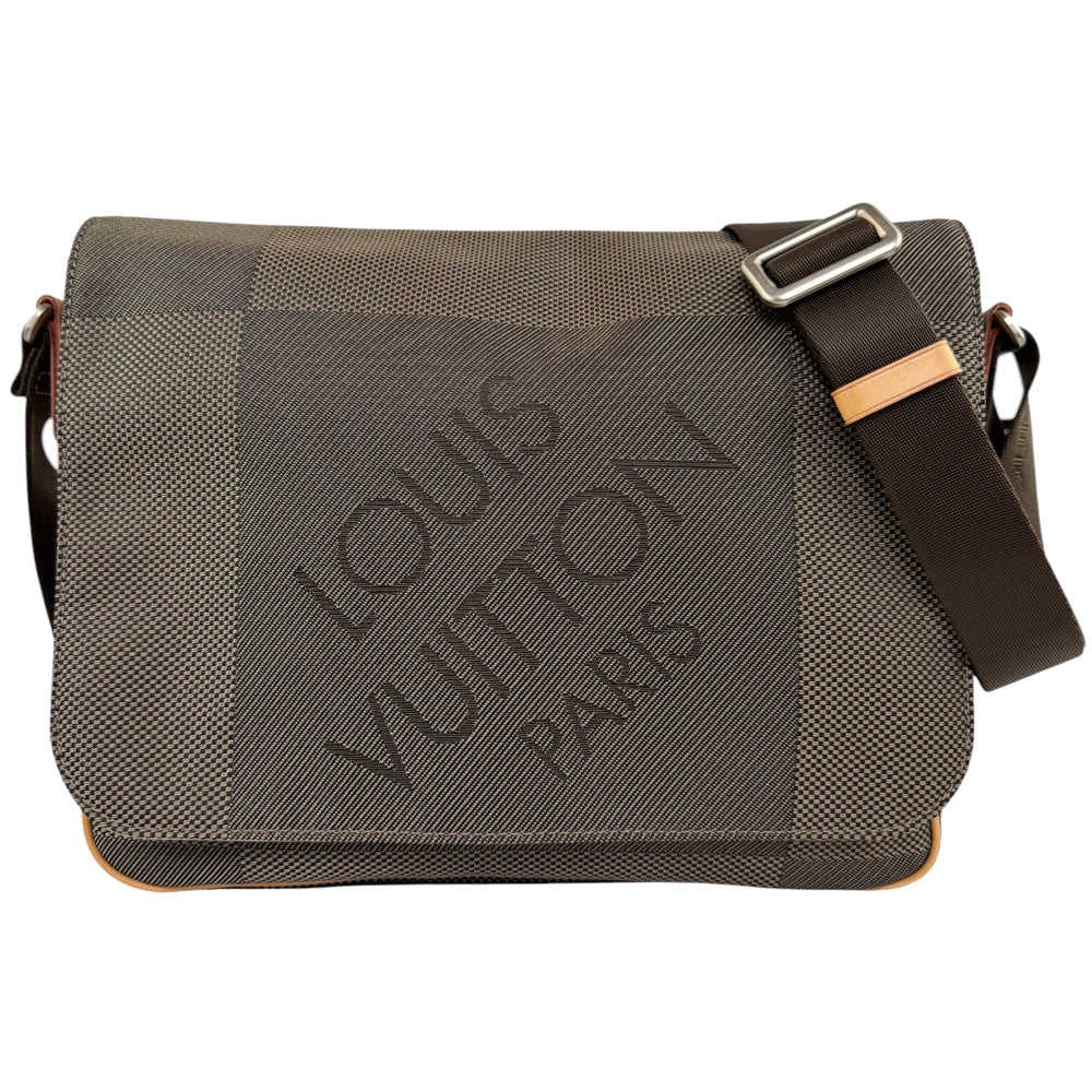 LOUIS VUITTON Brown Geant Medium Shoulder Messenger Bag LHQ509