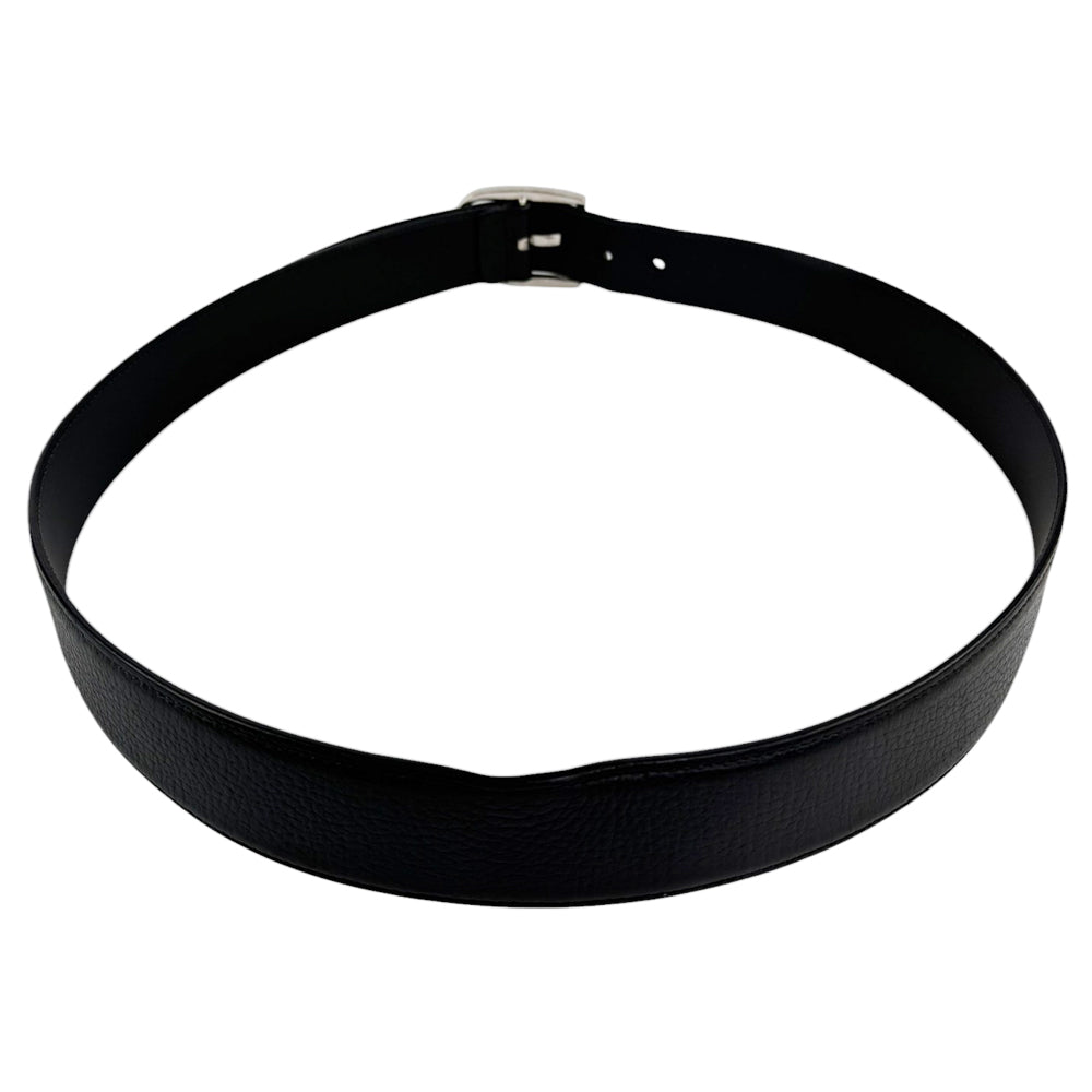 GUCCI Black Leather Belt Size 100cm LHQ518