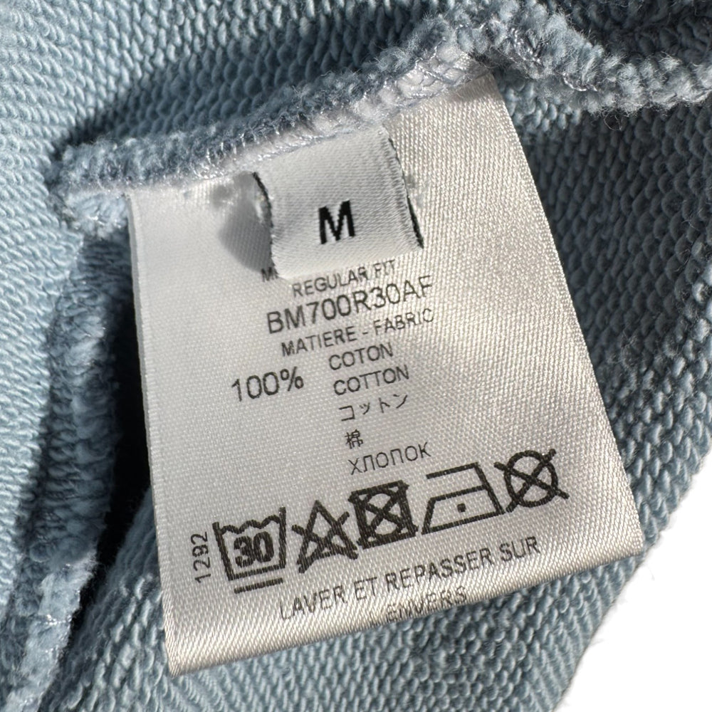 GIVENCHY Blue Distressed Hoodie Size Medium LHQ526