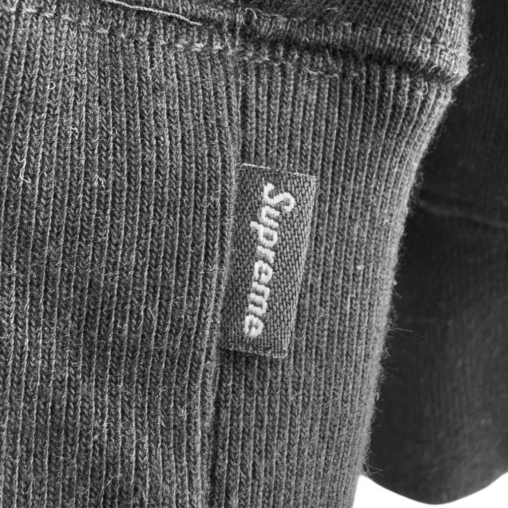 SUPREME x COMME des GARCONS Black Hoodie Size Medium LHQ528
