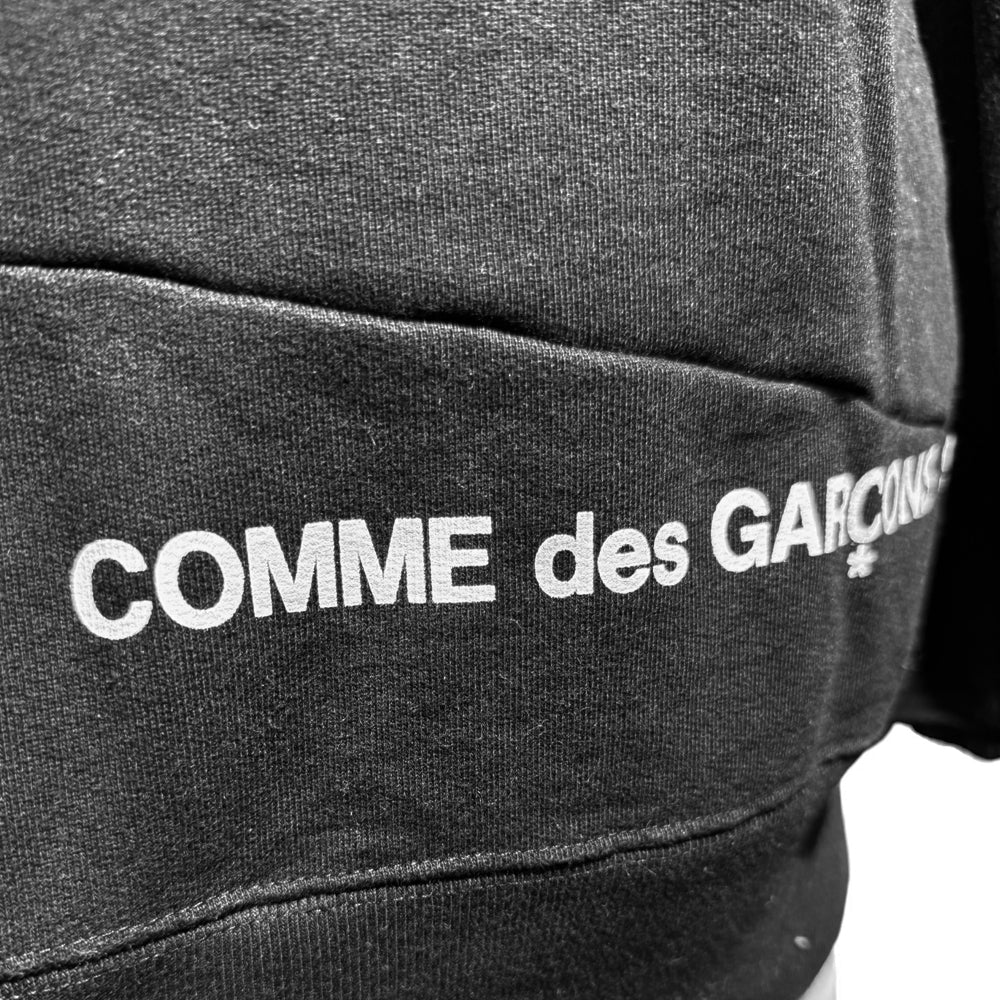SUPREME x COMME des GARCONS Black Hoodie Size Medium LHQ528