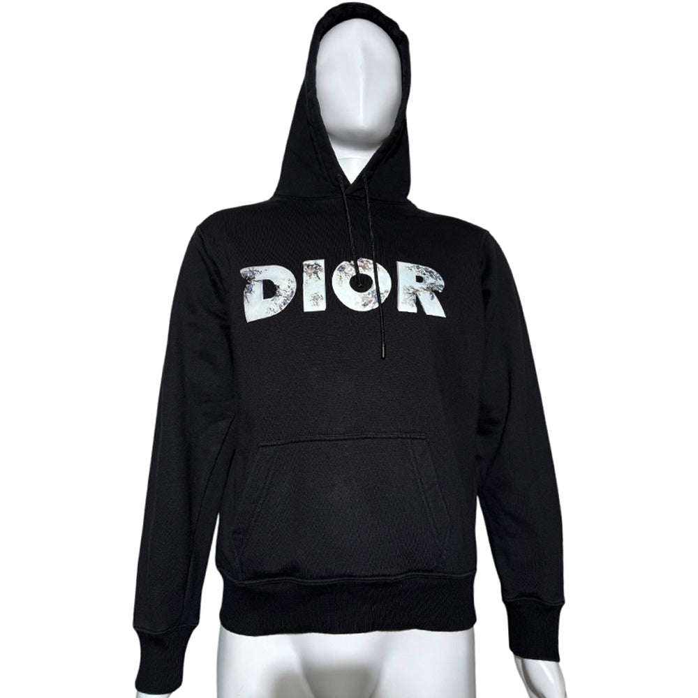 DIOR x Daniel Arsham Black Hoodie Size Small LHQ529