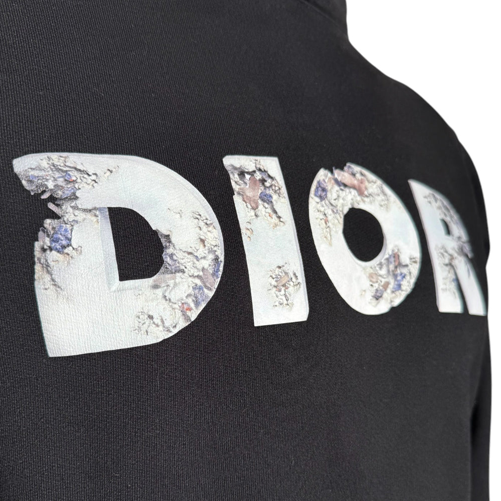 DIOR x Daniel Arsham Black Hoodie Size Small LHQ529