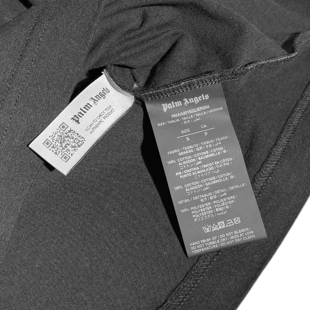 PALM ANGELS Parrot Black T-Shirt Size Small LHQ530