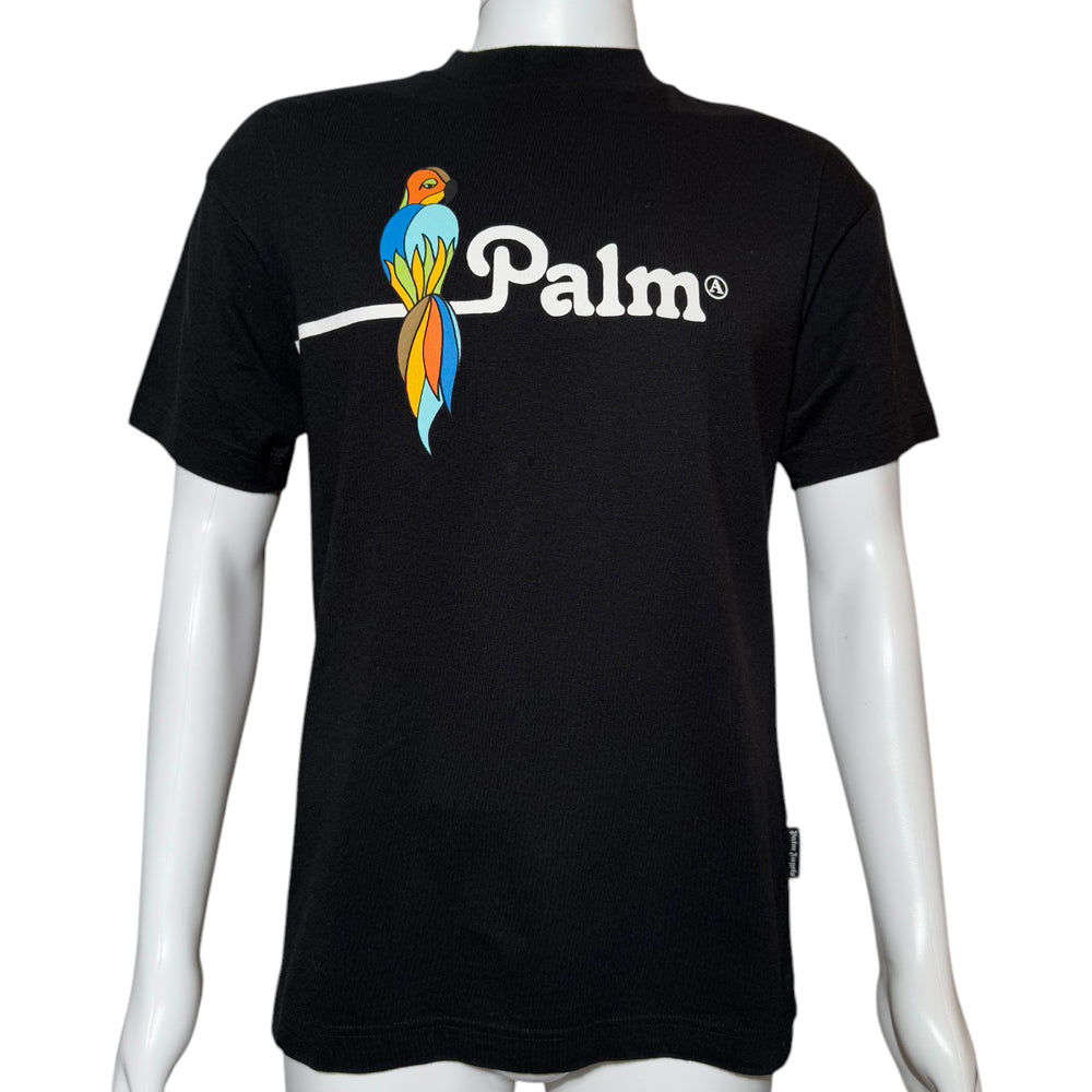 PALM ANGELS Parrot Black T-Shirt Size Small LHQ530