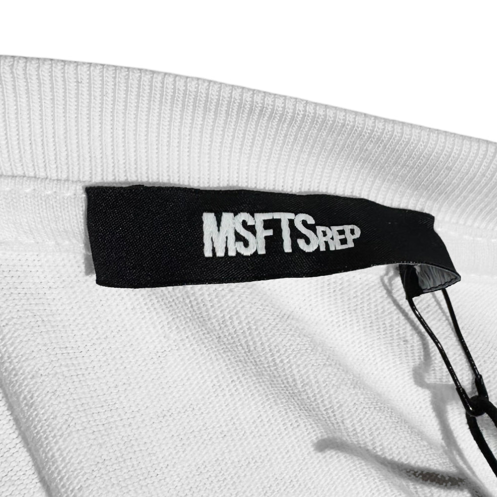 MSFTSrep Abstract White T-Shirt Size Small LHQ531