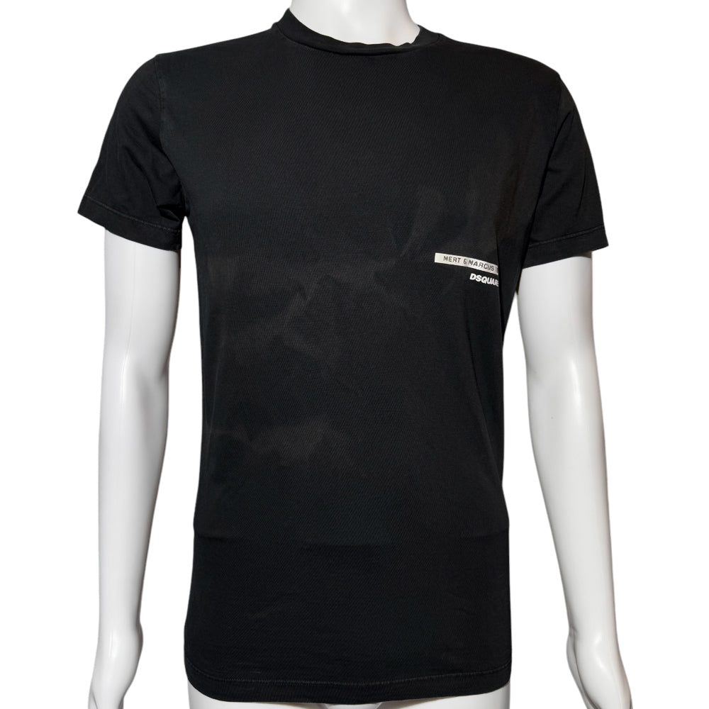 DSQUARED Mert & Marcus Kate Moss Black T-Shirt Size Medium LHQ532