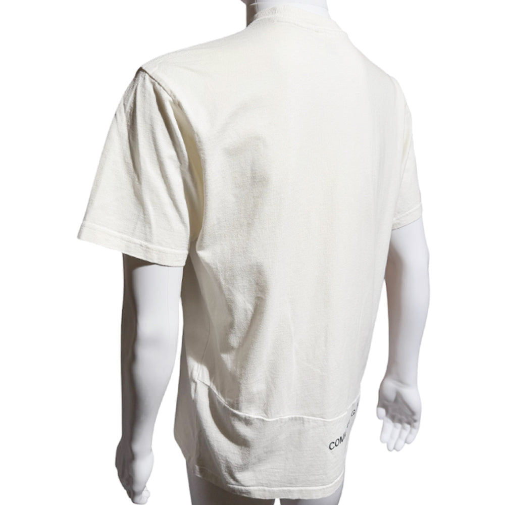 SUPREME x COMME des GARCONS White T-Shirt Size Medium LHQ533
