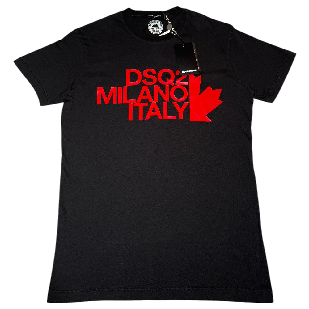 DSquared2 Milano Black T-Shirt Size Medium LHQ534