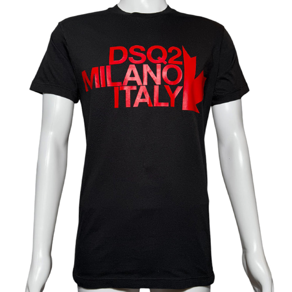 DSquared2 Milano Black T-Shirt Size Medium LHQ534