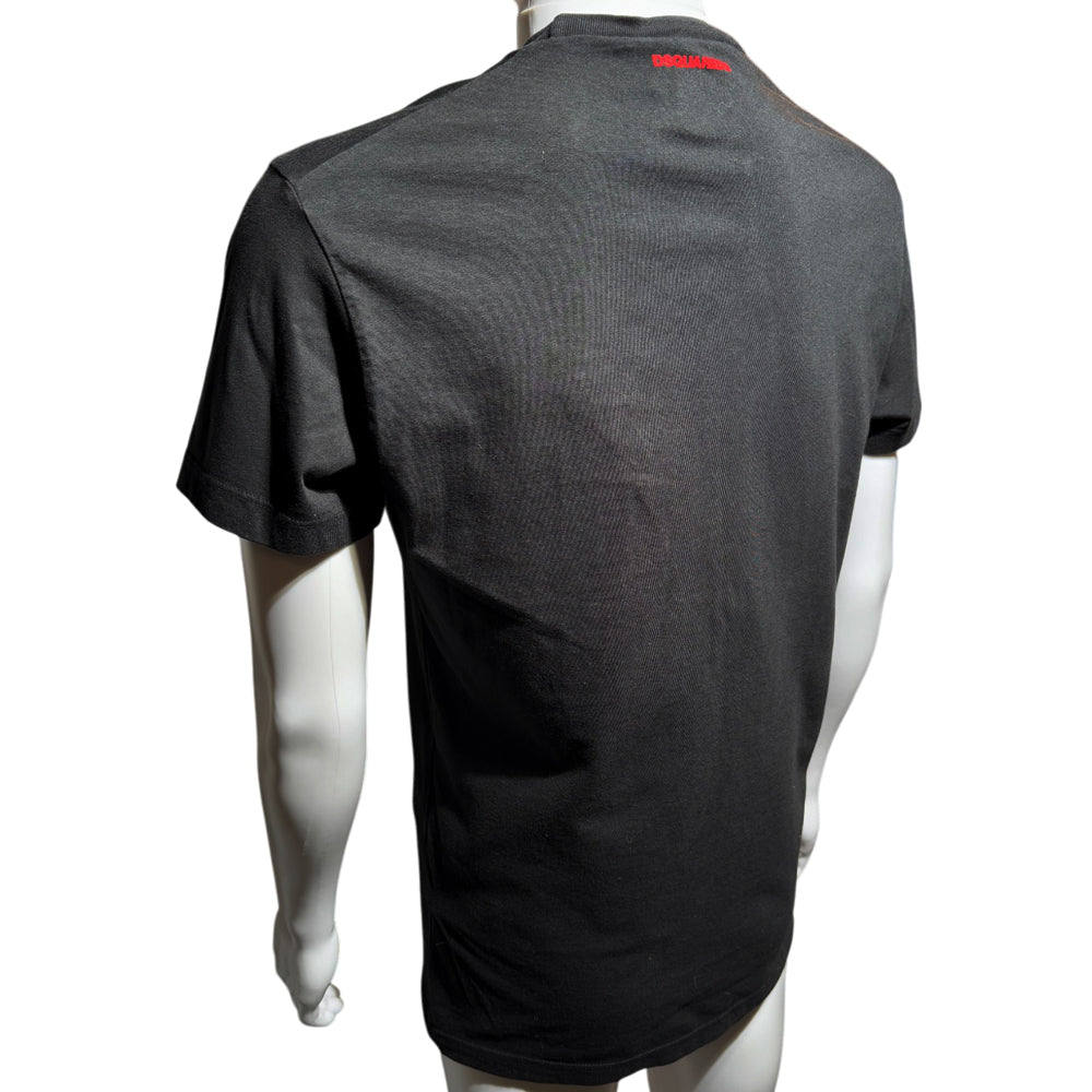DSquared2 Milano Black T-Shirt Size Medium LHQ534