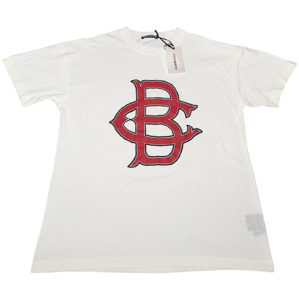 COLE BUXTON CB Baseball White T-Shirt Size Medium LHQ538