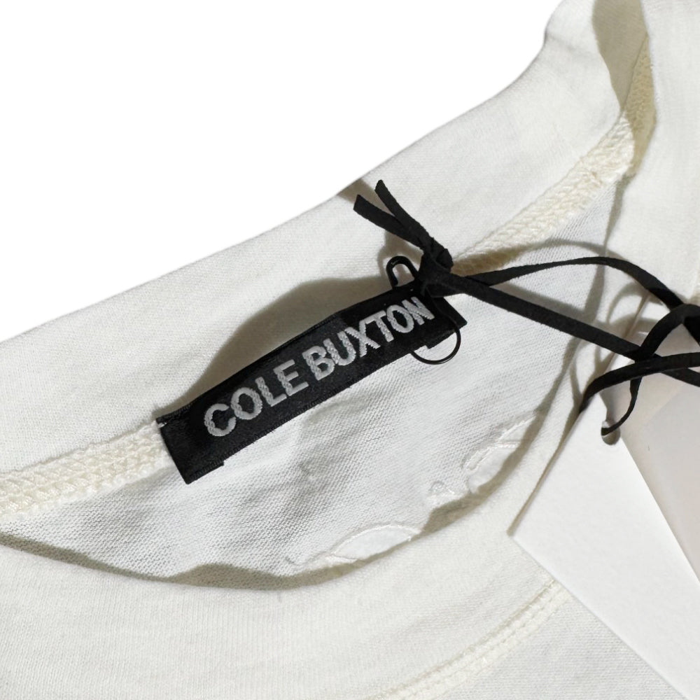 COLE BUXTON CB Baseball White T-Shirt Size Medium LHQ538