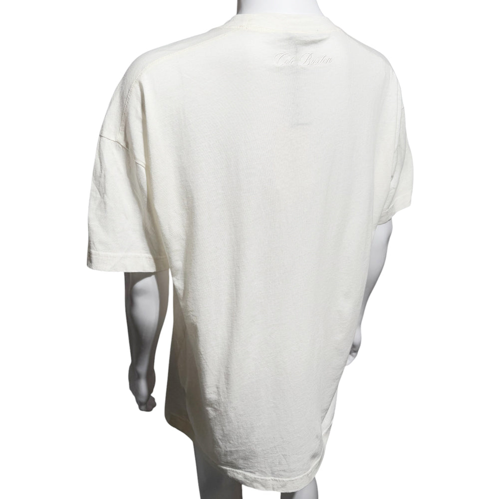 COLE BUXTON CB Baseball White T-Shirt Size Medium LHQ538