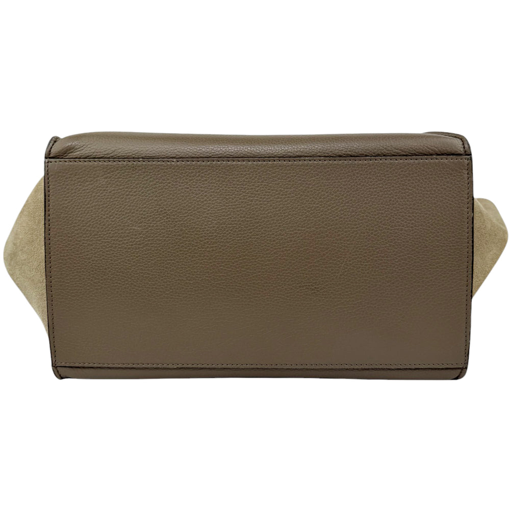 CELINE Trapeze Brown 2 Way Shoulder Handbag LHQ543